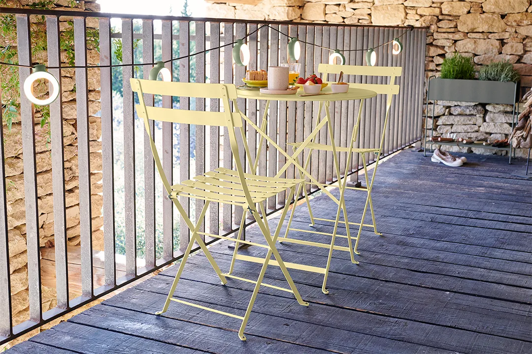 Bistro Metal stol, Frosted lemon (gul) Fermob