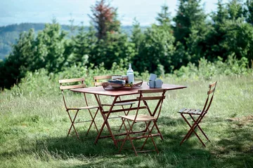 Caractere bord 128x90 cm - Clay grey (grå) - Fermob