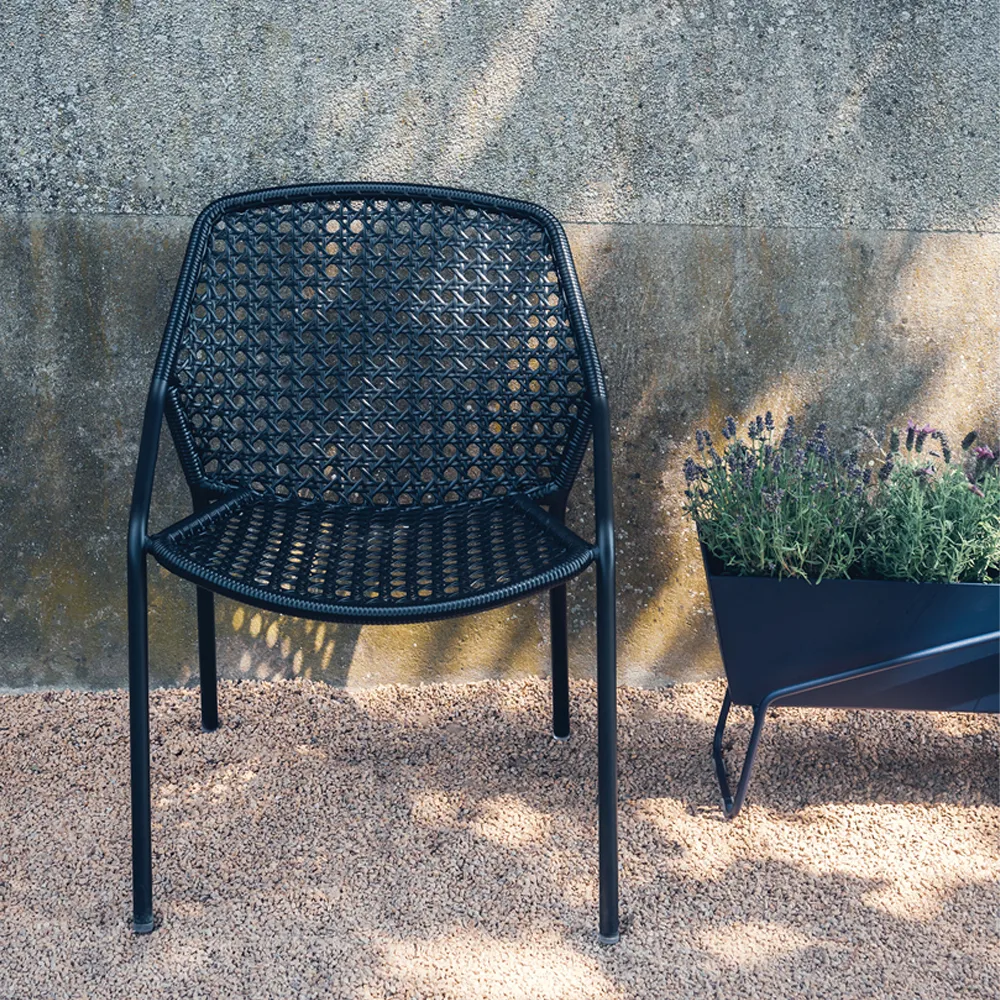 Croisette karmstol, Liquorice (svart) Fermob