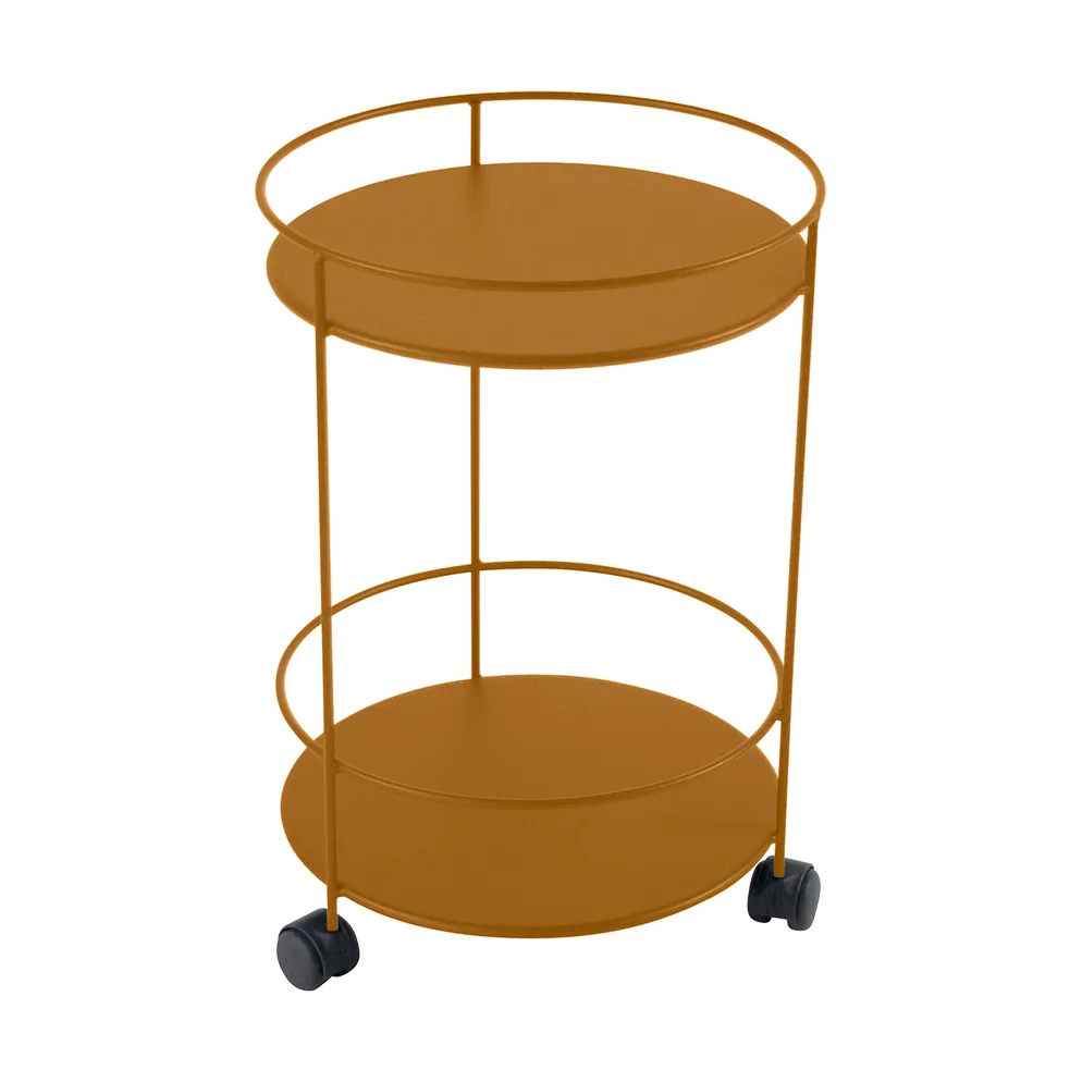 Guinguette sidobord med hjul, Gingerbread (brun) Fermob