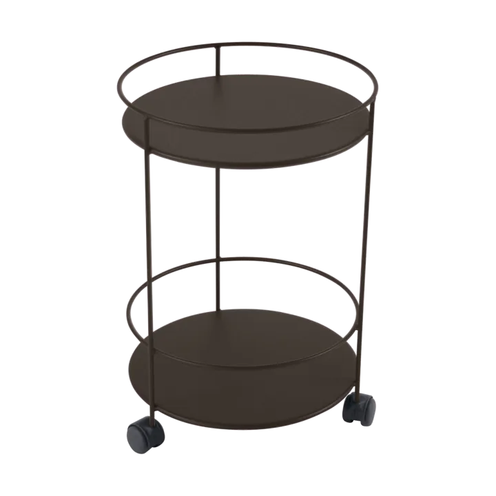 Guinguette sidobord med hjul - Tonka (brun) - Fermob
