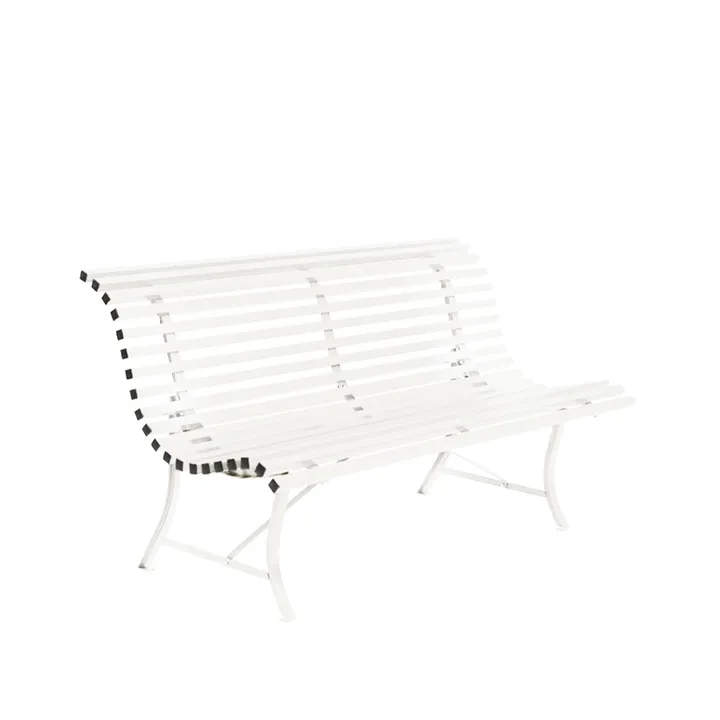 Louisiane bänk 150 cm - Cotton white (vit) - Fermob