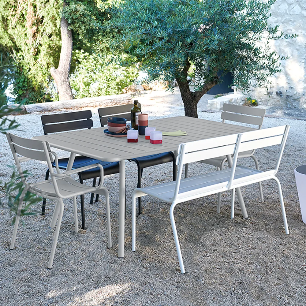 Luxembourg bord 165x100 cm, Acapulco blue (blå) Fermob