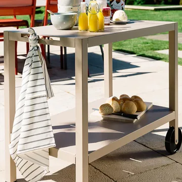 Quiberon serveringsvagn - Cotton white (vit) - Fermob