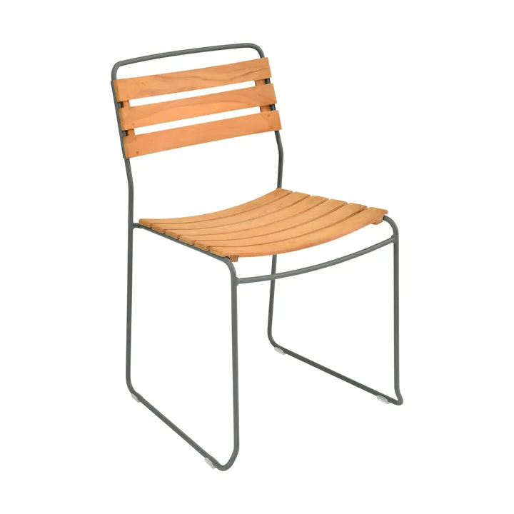 Surprising Teak stol - Rosemary (grön) - Fermob