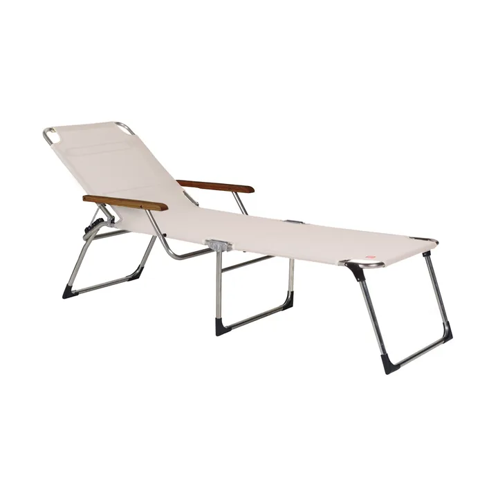 Amigo solsäng hög med armstöd - White-beige - Fiam