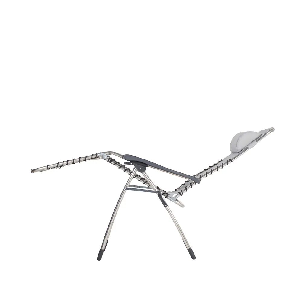 Movida solstol, Textaline grey-aluminium Fiam