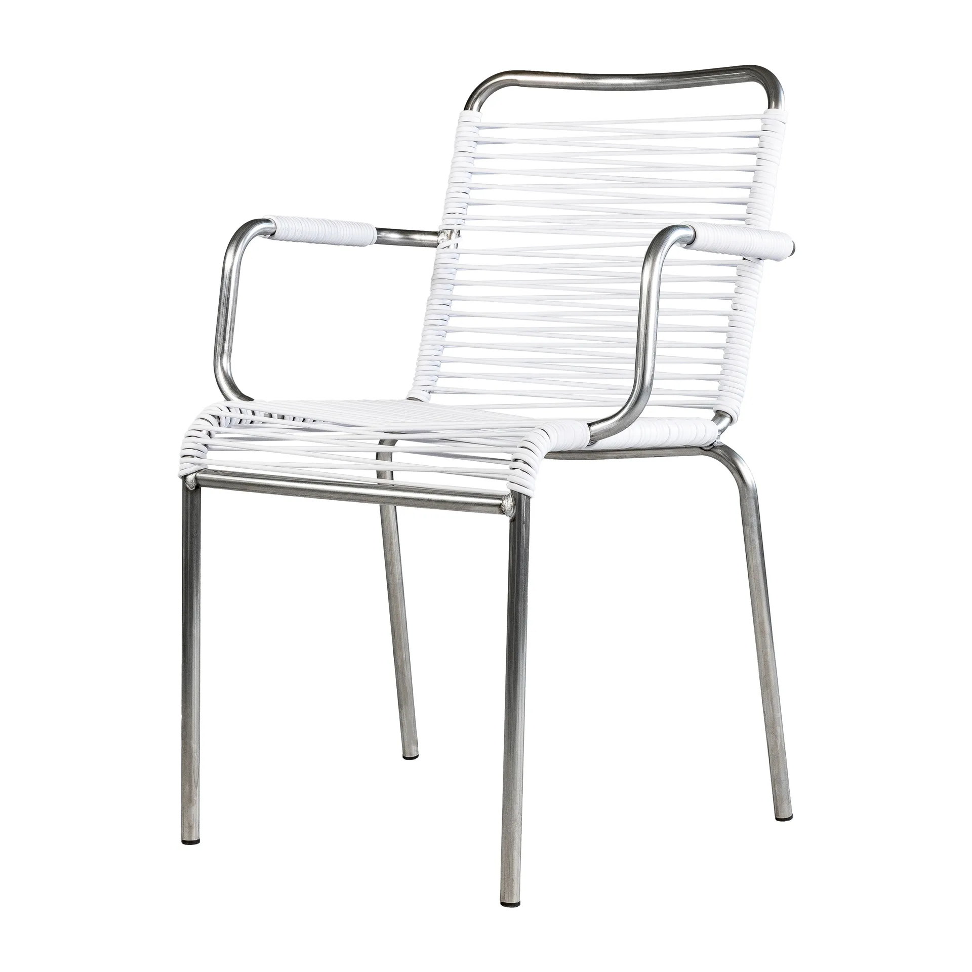 Mya karmstol aluminium, White Fiam