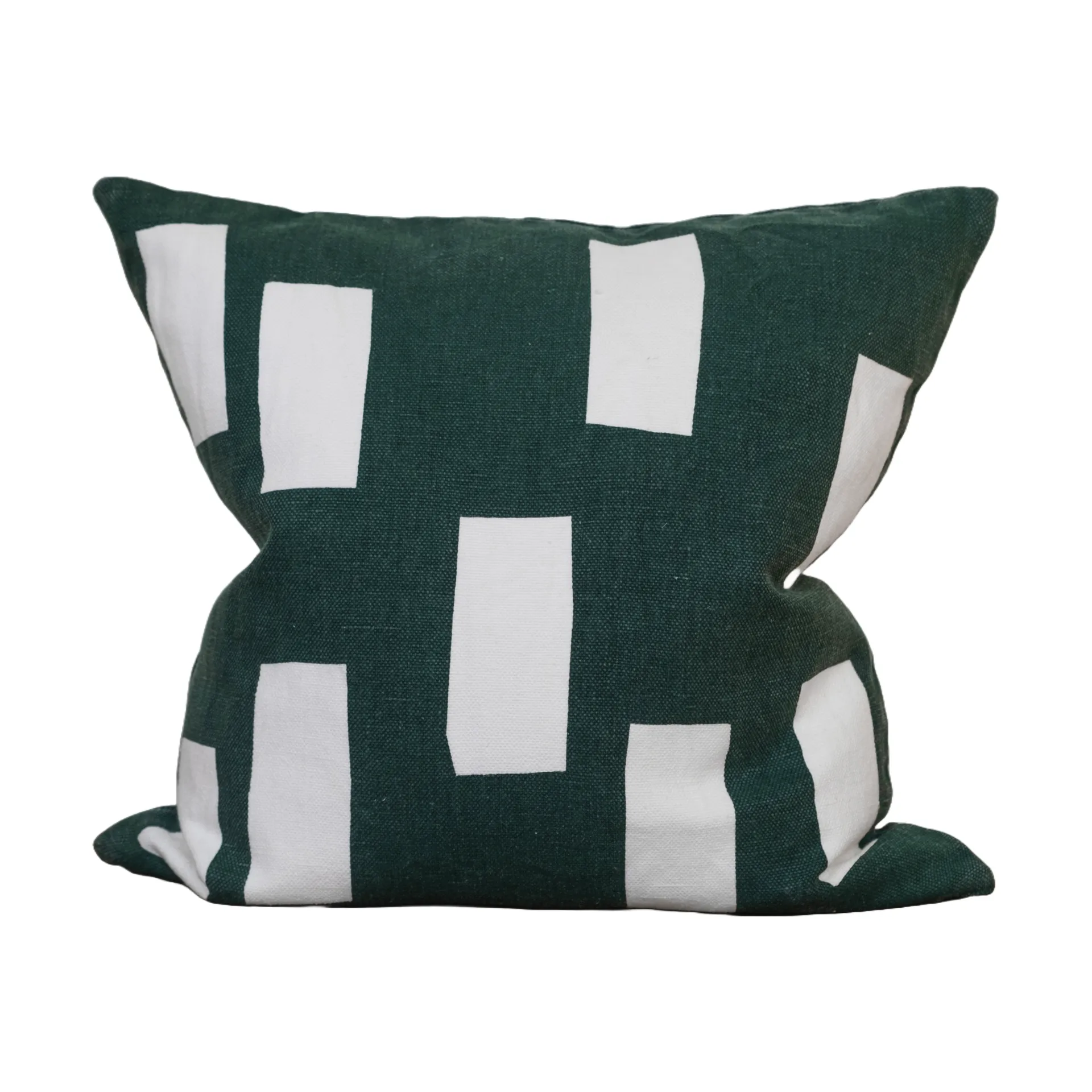 Block kuddfodral 48x48 cm, Green Fine Little Day
