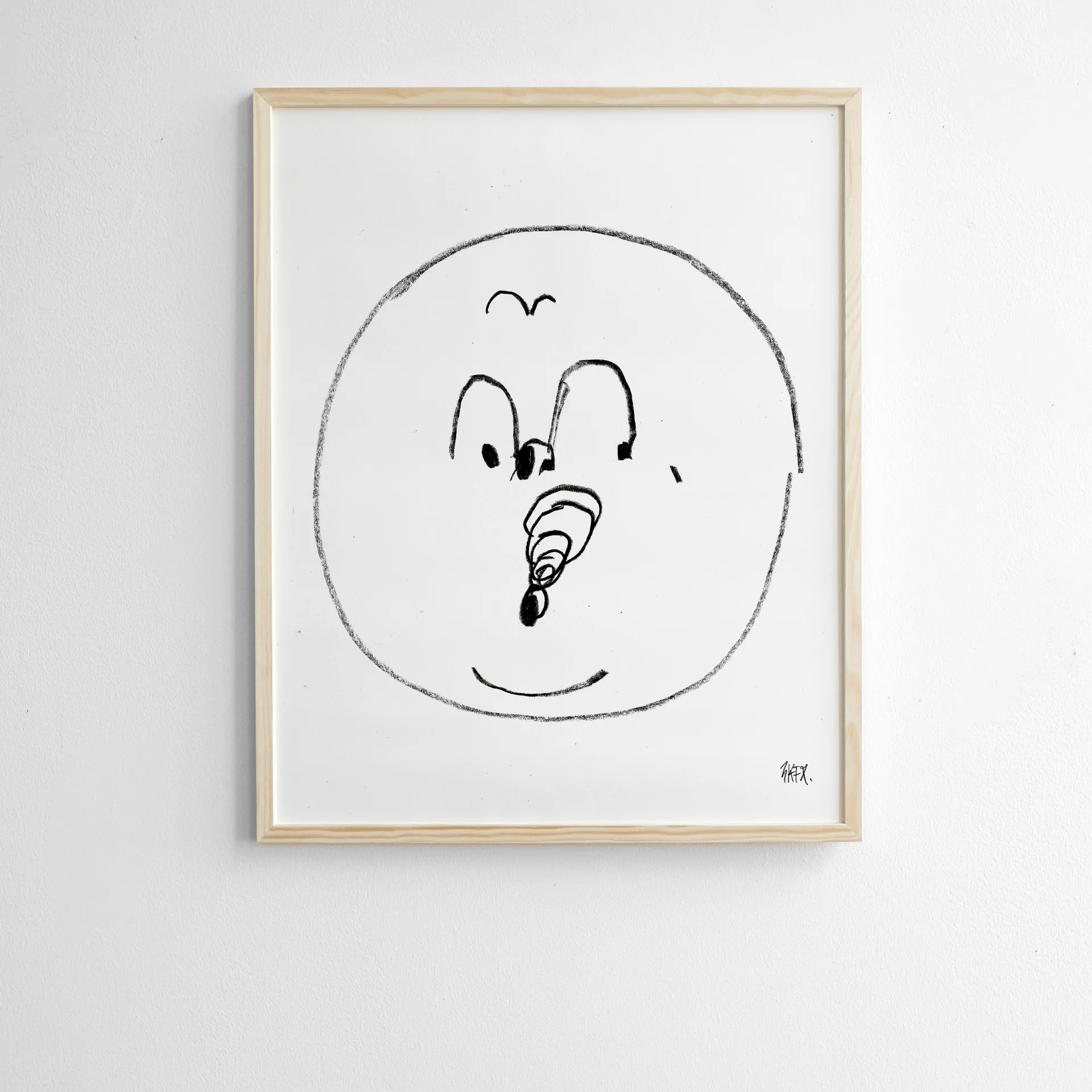 Bubbles poster 40x50 cm, Svart-vit Fine Little Day