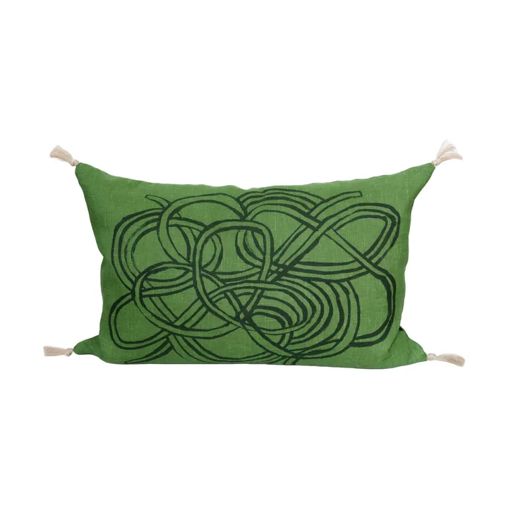Knutar kuddfodral 38x58 cm - Green - Fine Little Day