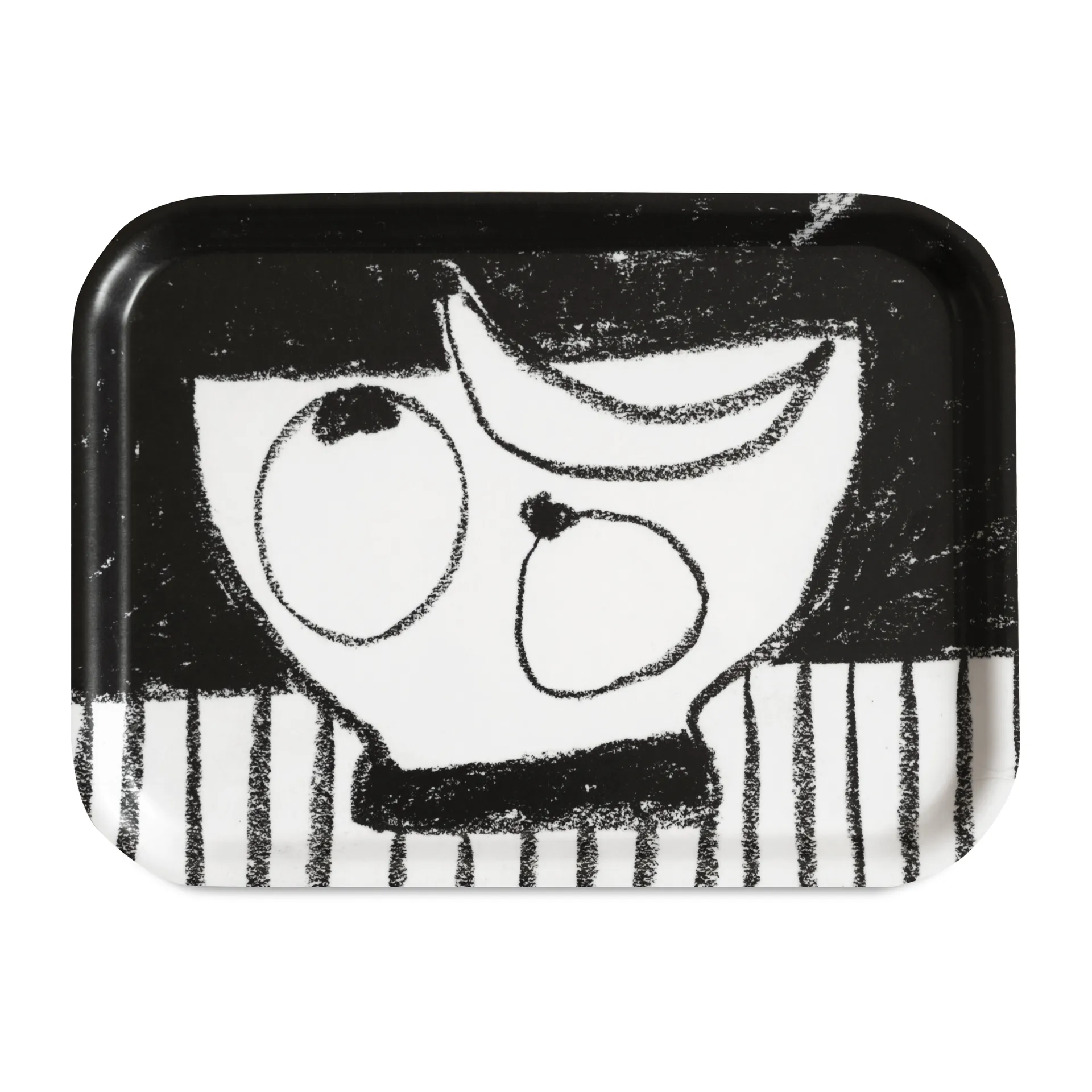 Stilleben bricka 20x27 cm, Svart-vit Fine Little Day