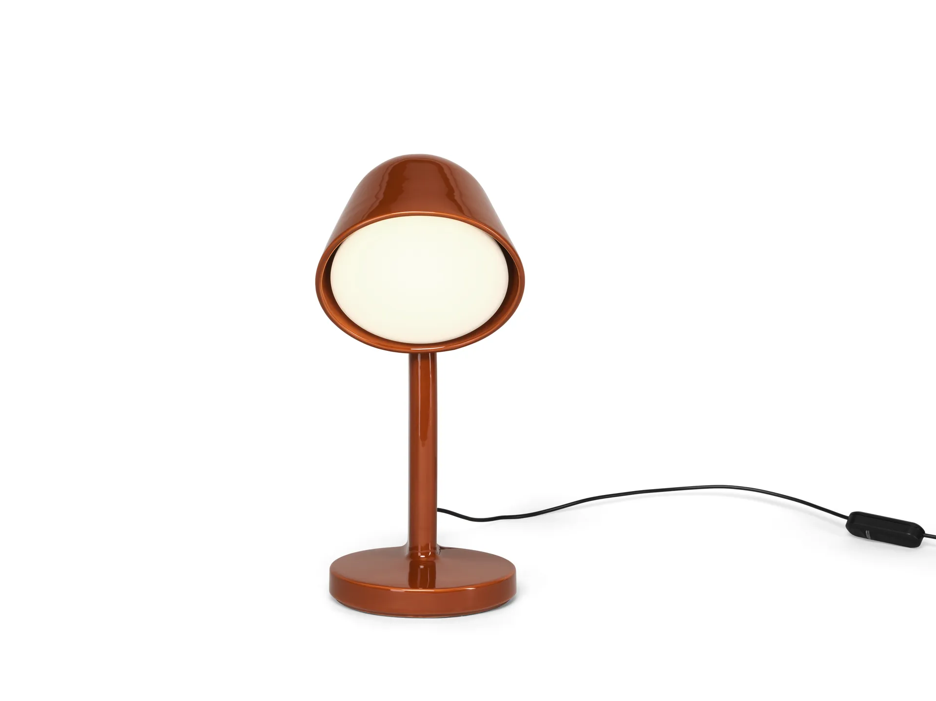 Céramique Down bordslampa, Rust red Flos