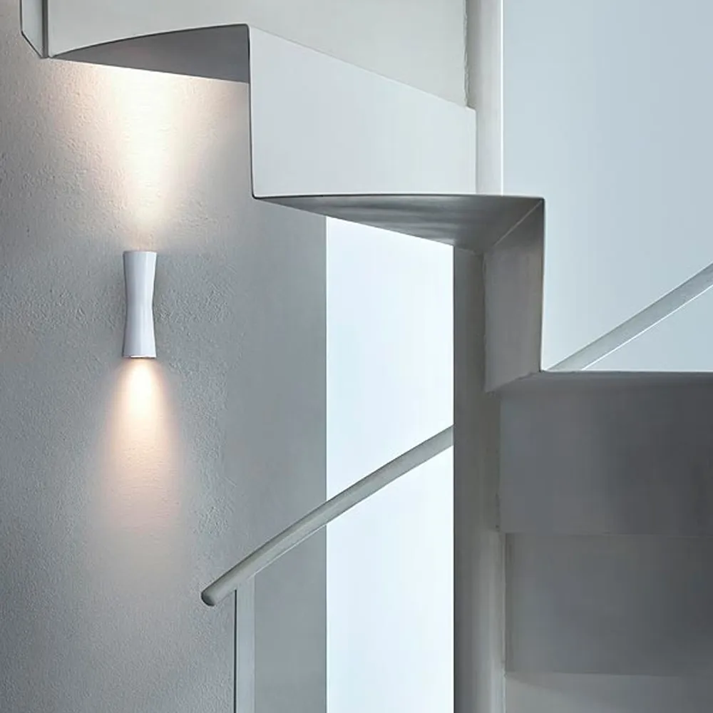 Clessidra 40°+40 vägglampa, Vit Flos
