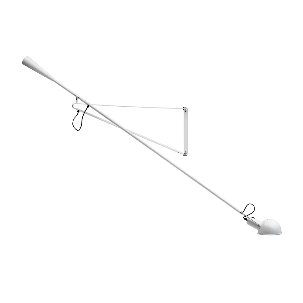 Flos 265 vägglampa, Vit lack Flos
