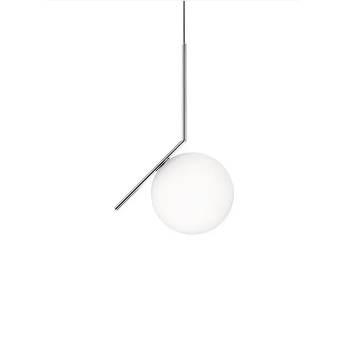 IC lights S1 pendel - Krom-opal - Flos