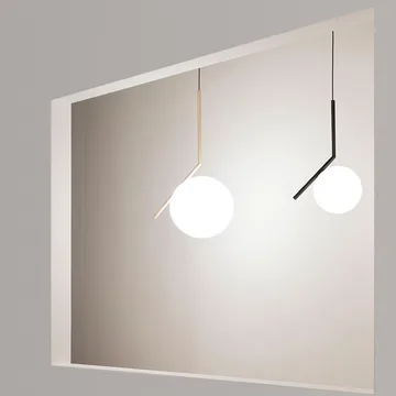 IC lights S1 pendel - Svart-opal - Flos