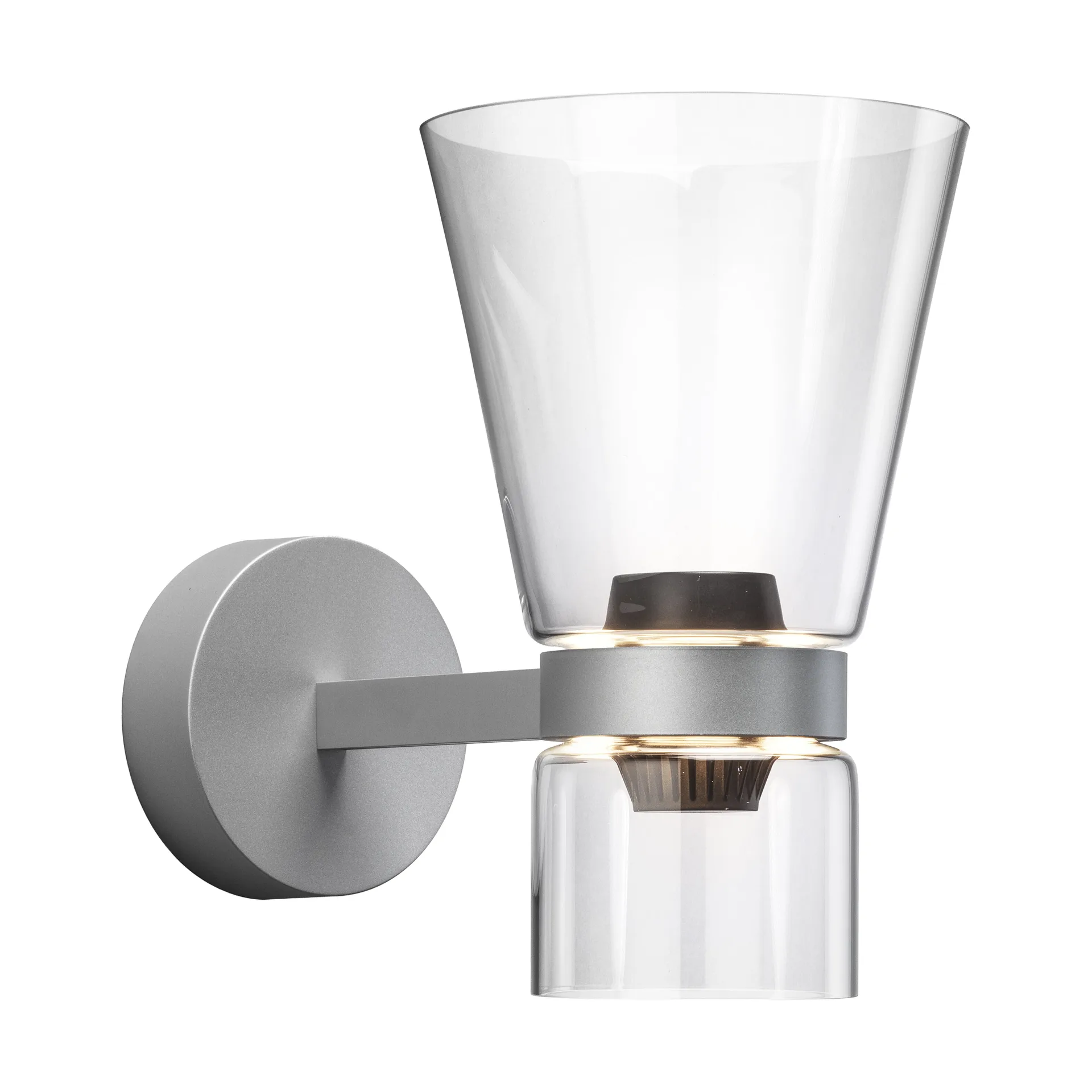 Nocturne Cone vägglampa - Silver Flos