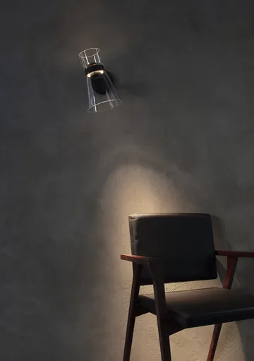 Nocturne Cone vägglampa - Svart - Flos