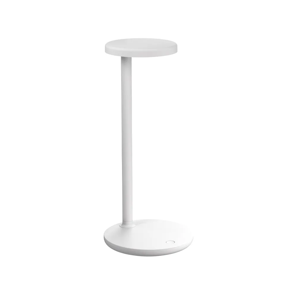 Oblique bordslampa, Vit Flos