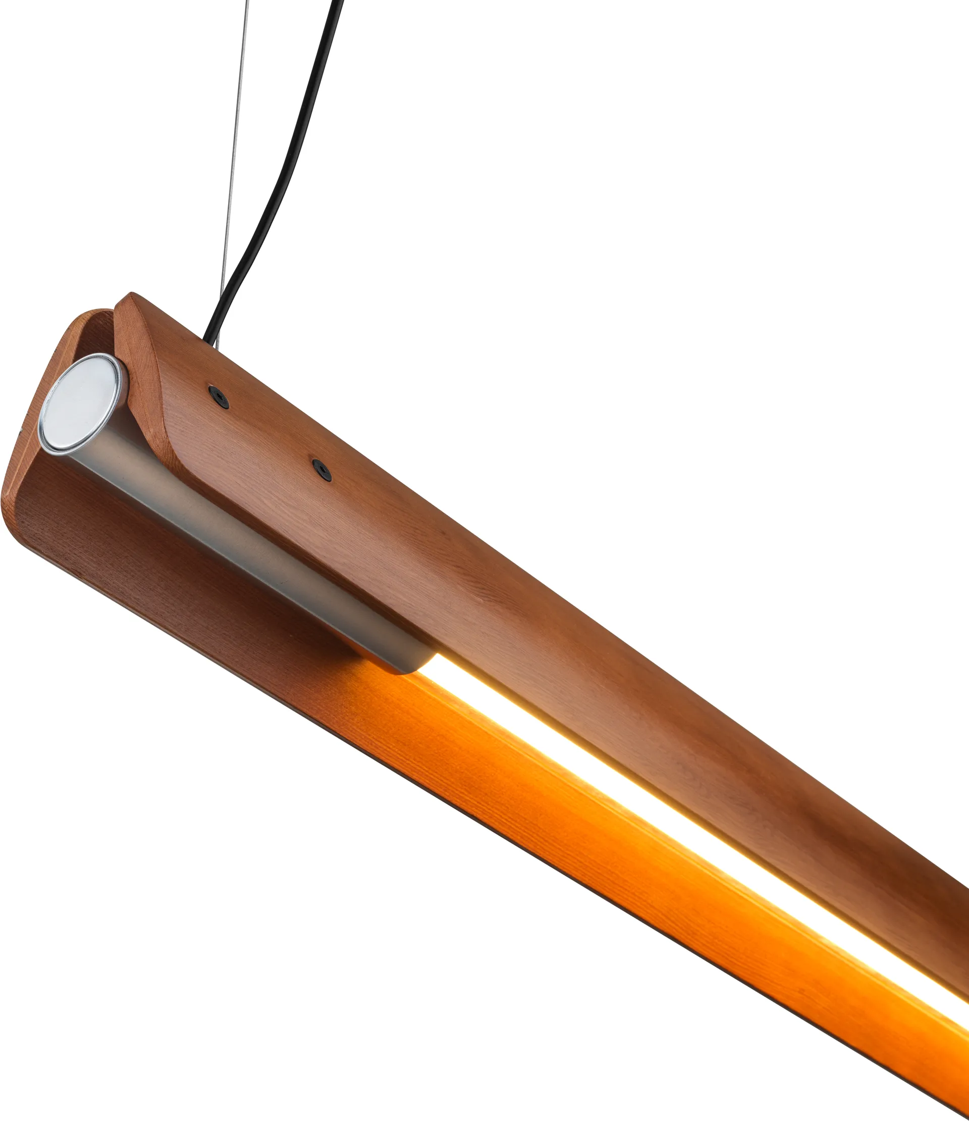 Seki-han pendel 169,2 cm, Heat treatened ash-black metal Flos