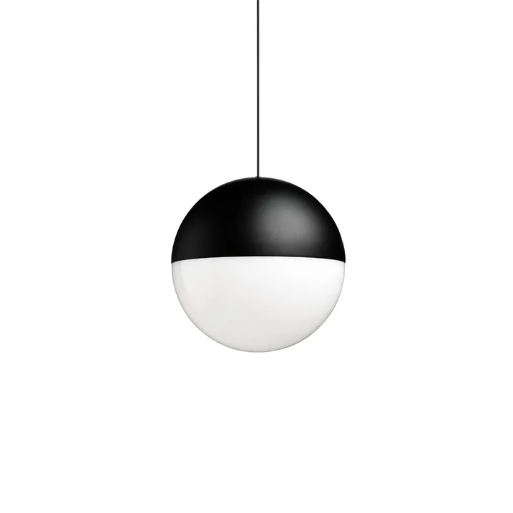 String Light Sphere pendel - Svart, 22 m kabel - Flos