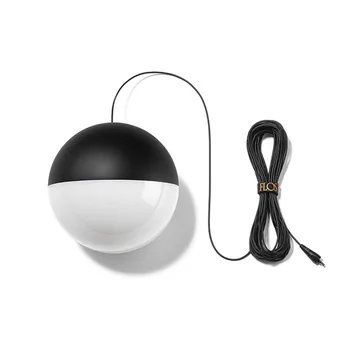 String Light Sphere pendel - Svart, 22 m kabel - Flos