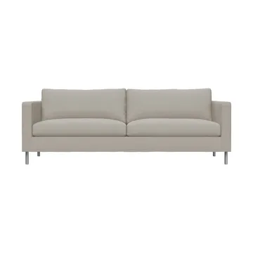 Alex 2,5-sits soffa - Tyg Hiro Sand-aluminiumben - Fogia
