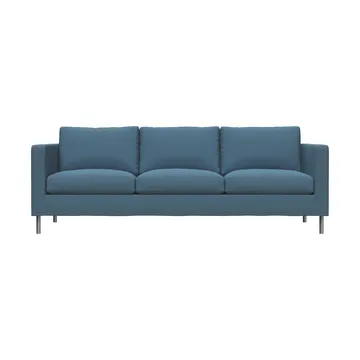 Alex 3-sits soffa - Tyg Hiro Light Blue-aluminiumben - Fogia
