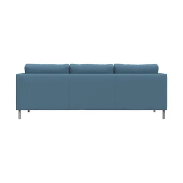 Alex 3-sits soffa - Tyg Hiro Light Blue-aluminiumben - Fogia