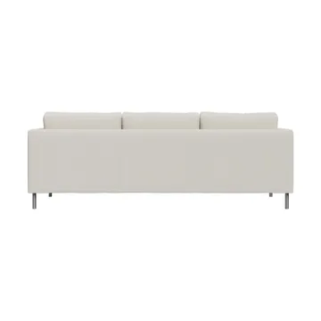 Alex 3-sits soffa - Tyg Hiro White-aluminiumben - Fogia