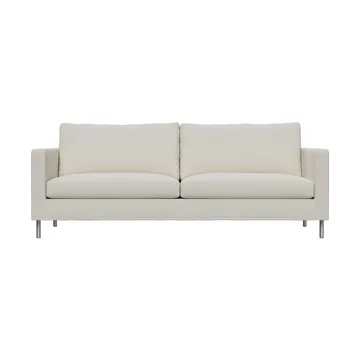 Alex High 2,5-sits soffa - Tyg Hiro White-aluminiumben - Fogia