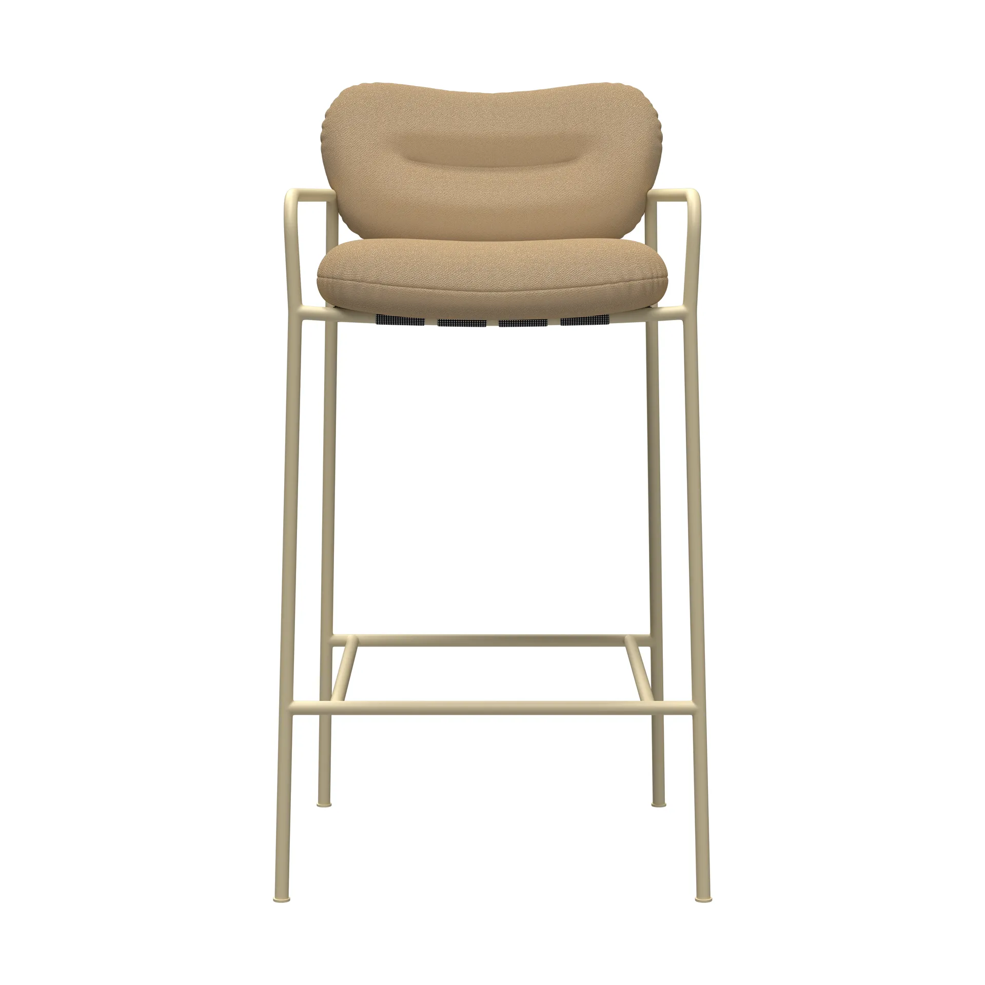Bollo barstol high 75 cm, Vidar 4 0323 beige-beige Fogia