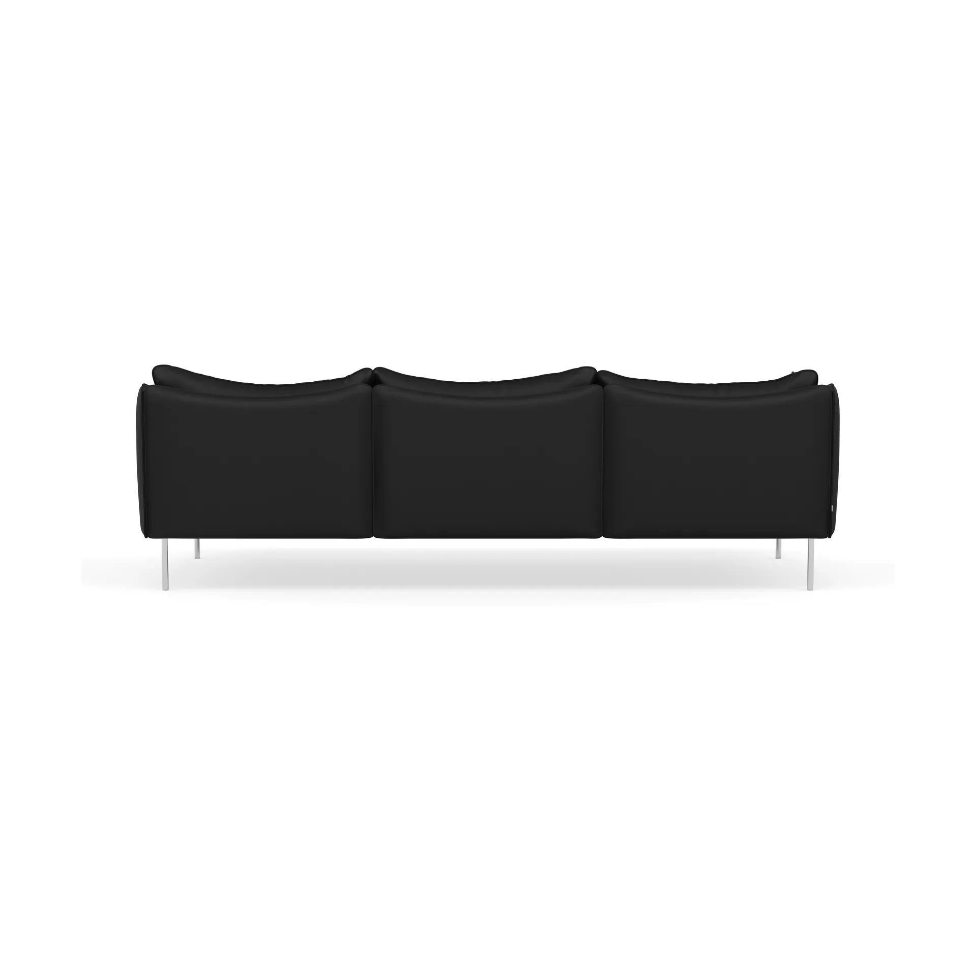Tiki soffa 3-sits, Elmosoft 99999-polished stainless steel Fogia