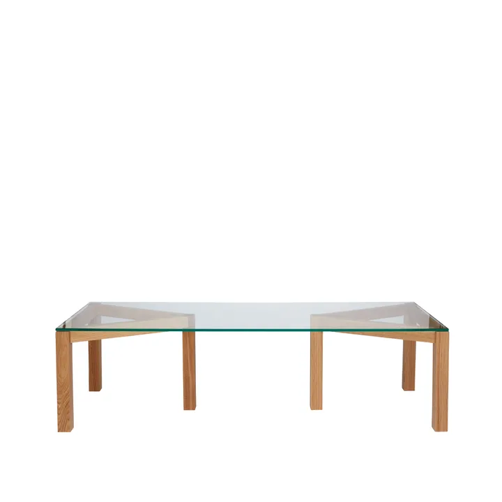 Winwin soffbord - glas klart, ekben - Fogia