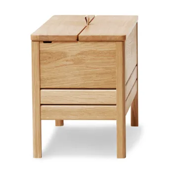 A Line förvaringsbänk 68 cm - Ek - Form & Refine