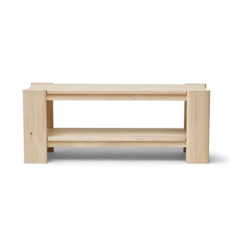 Beam bänk - Furu, 112 cm - Form & Refine