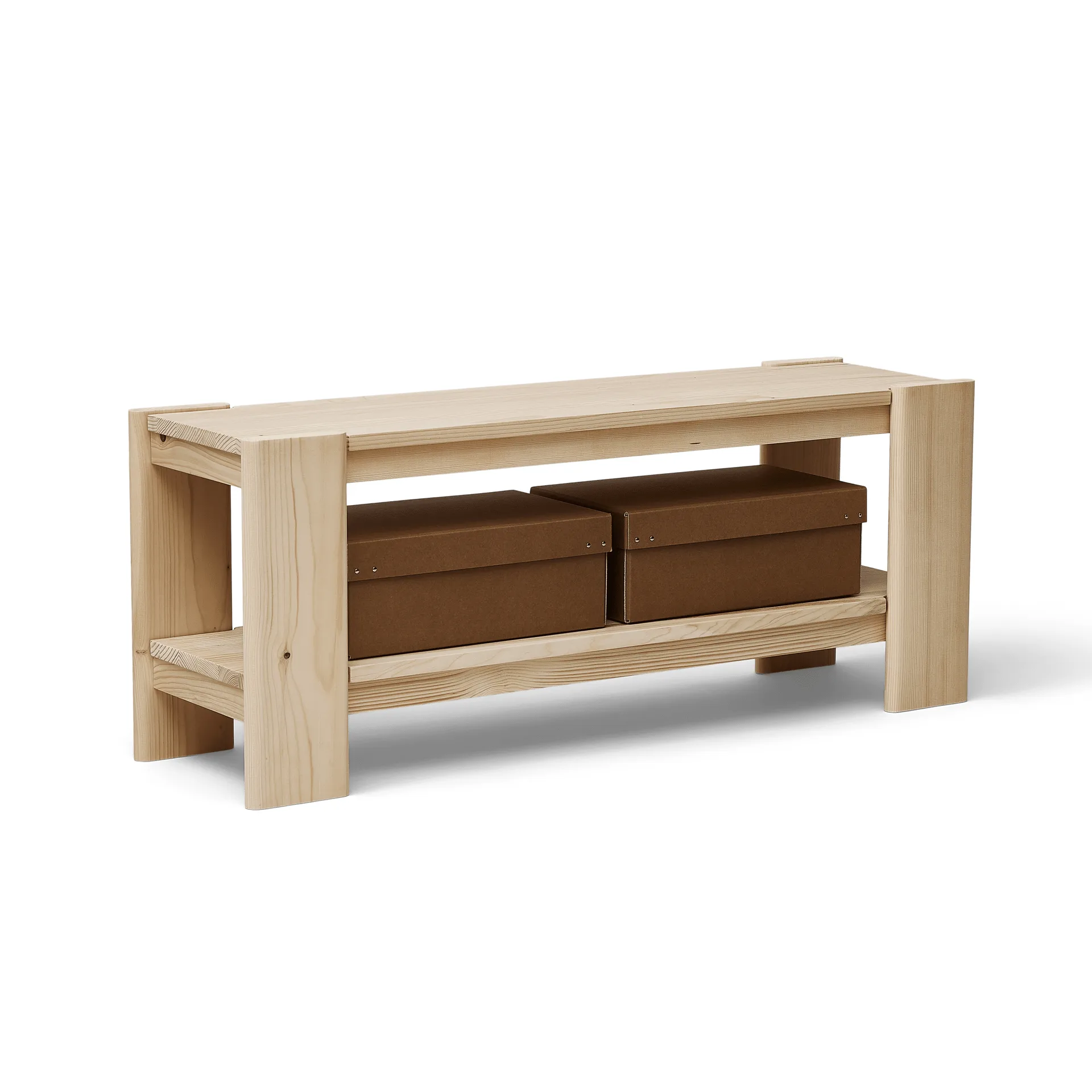 Beam bänk, Furu, 112 cm Form & Refine