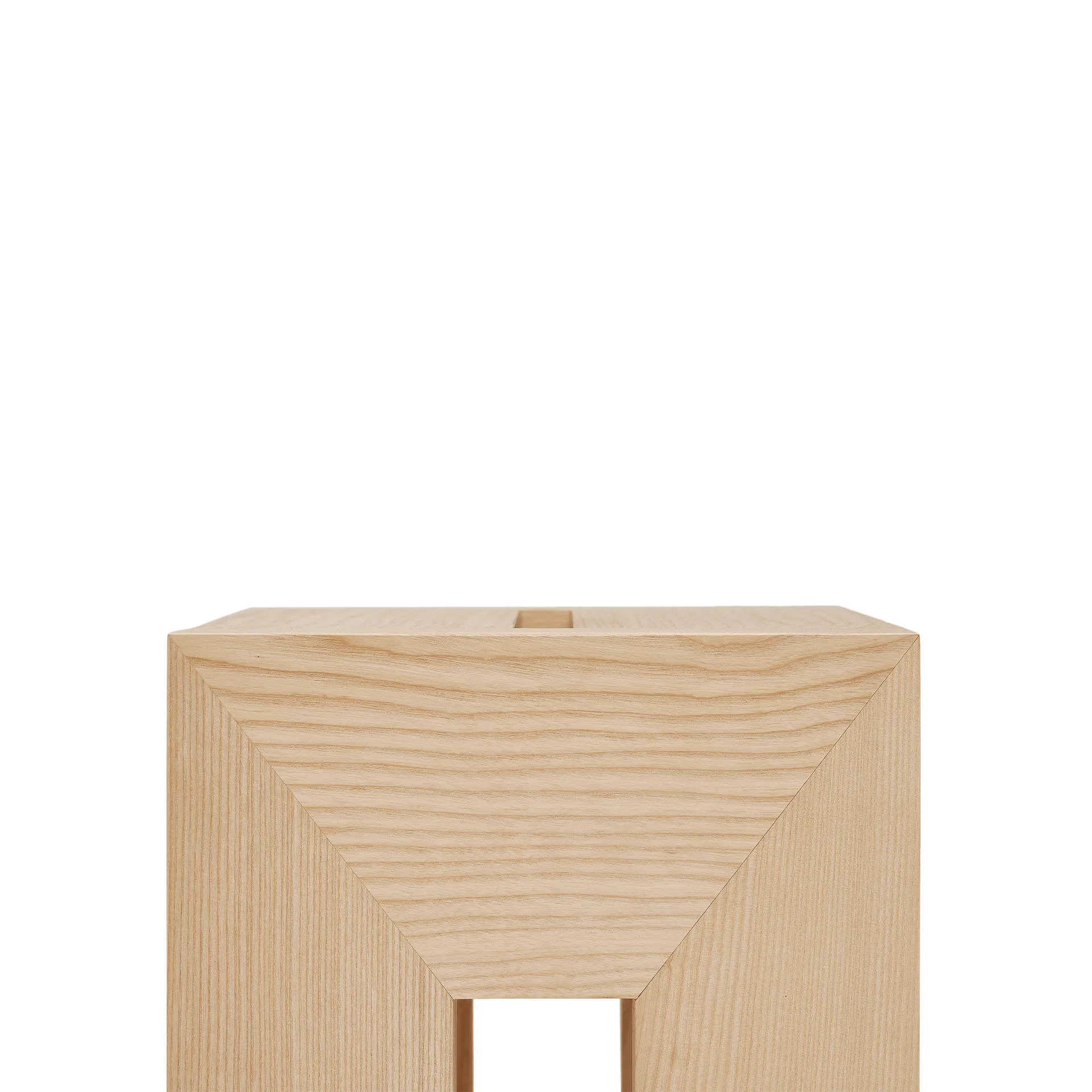 Monolith sidobord, Ask, 29x29x36 cm Form & Refine
