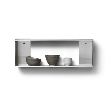 Taper förvaringshylla 70x25 cm - Rostfritt stål - Form & Refine