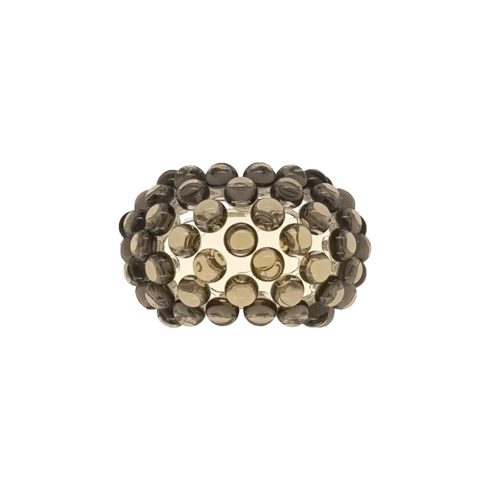 Caboche Plus piccola vägglampa, grå Foscarini