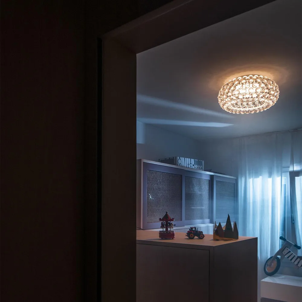 Caboche Plus plafond, Transparent Foscarini