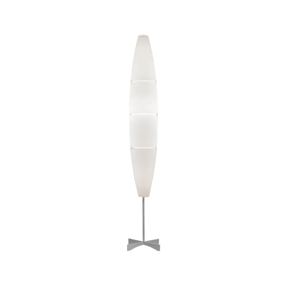 Havana golvlampa, bianco, krom Foscarini