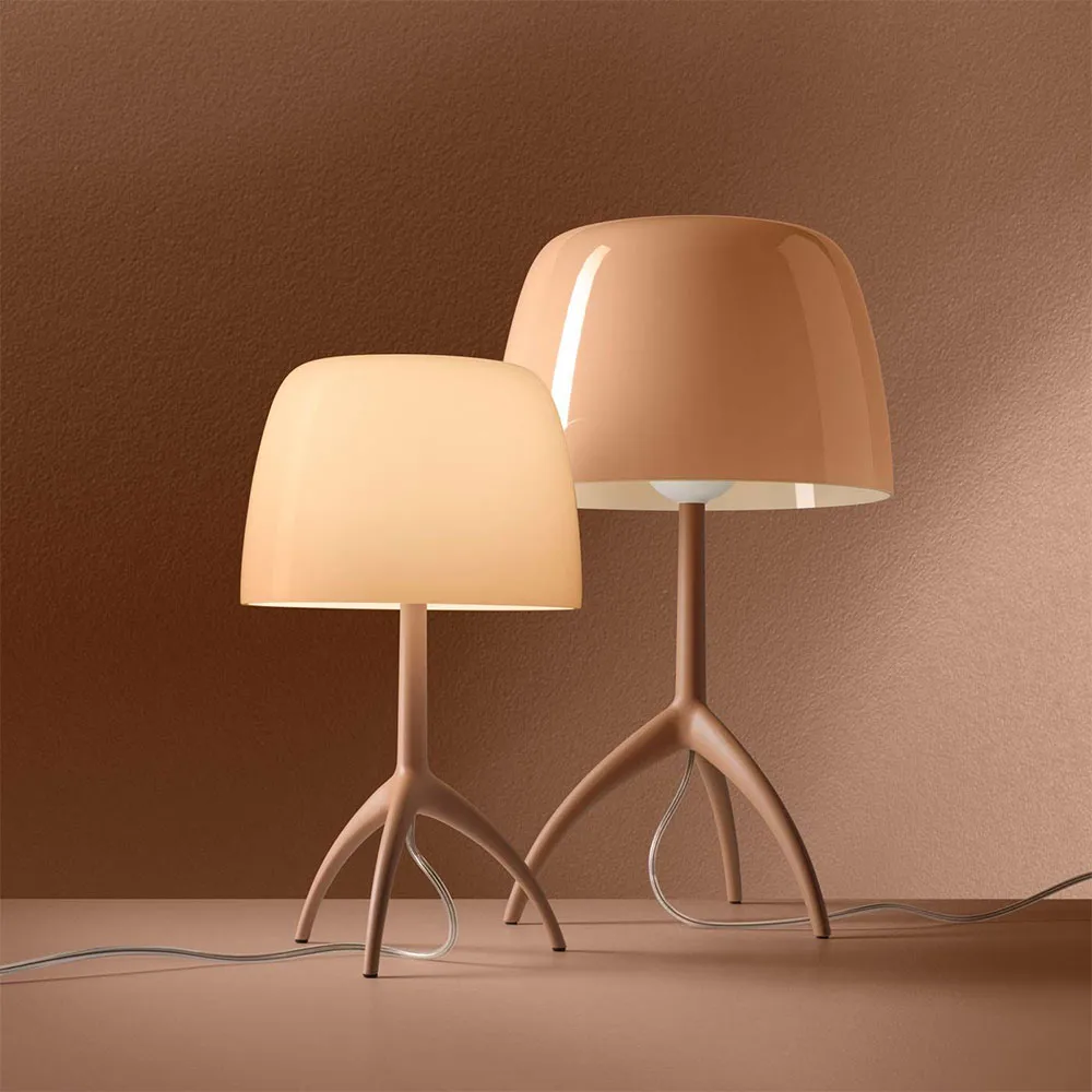 Lumiere Nuances bordslampa, creta, piccola Foscarini
