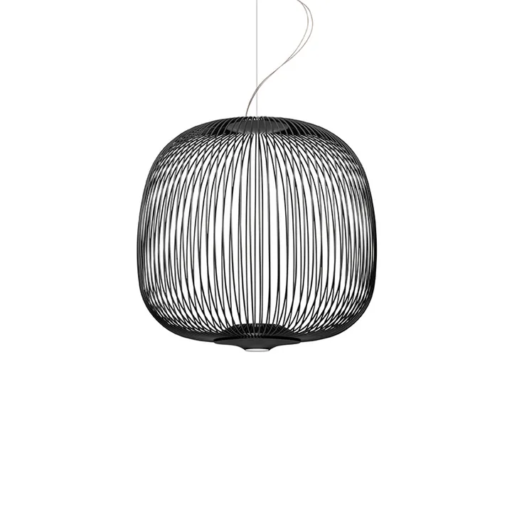 Spokes 2 Midi MyLight pendel - svart, dimbar - Foscarini