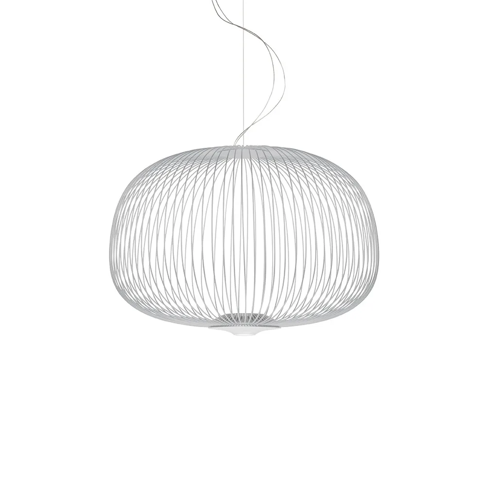 Spokes 3 MyLight pendel, vit, dimbar Foscarini