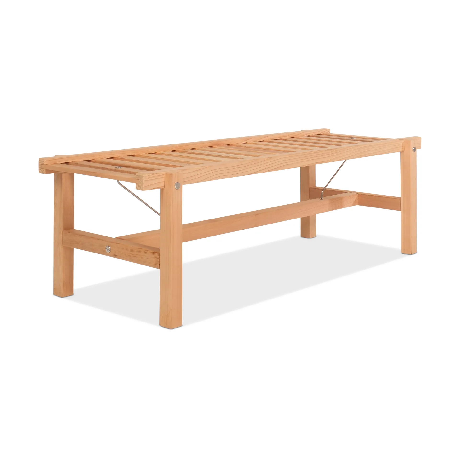 45 bänk, Redwood, 135 cm Fri Form