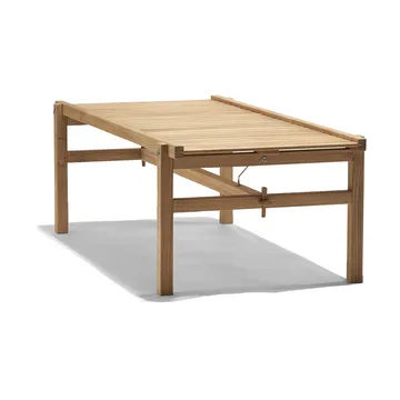 63 bord - Teak, 150x73x51 cm - Fri Form