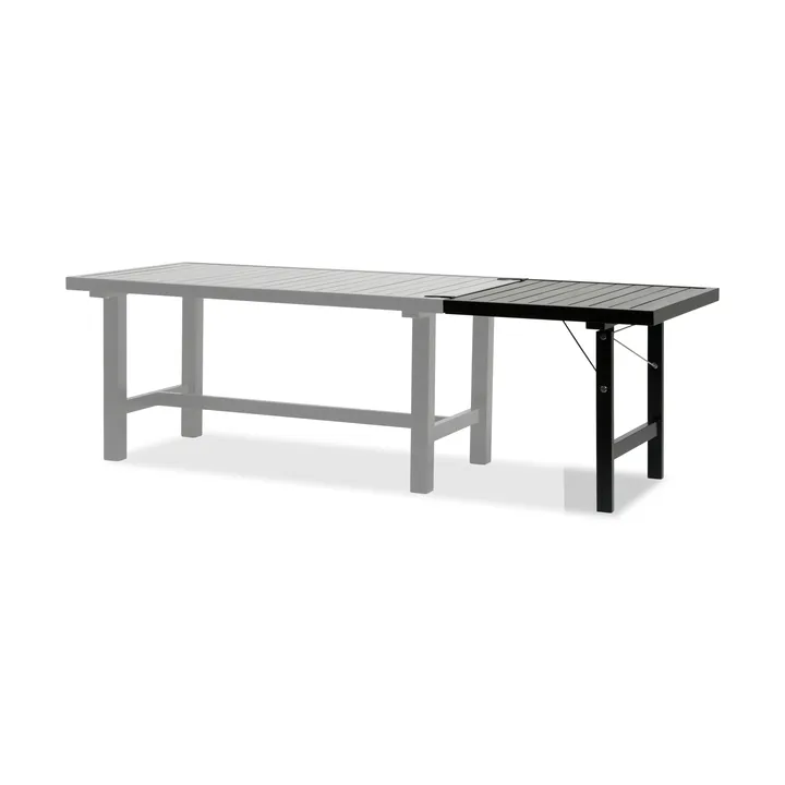 64 tilläggsskiva med ben - Black, H: 66 cm - Fri Form