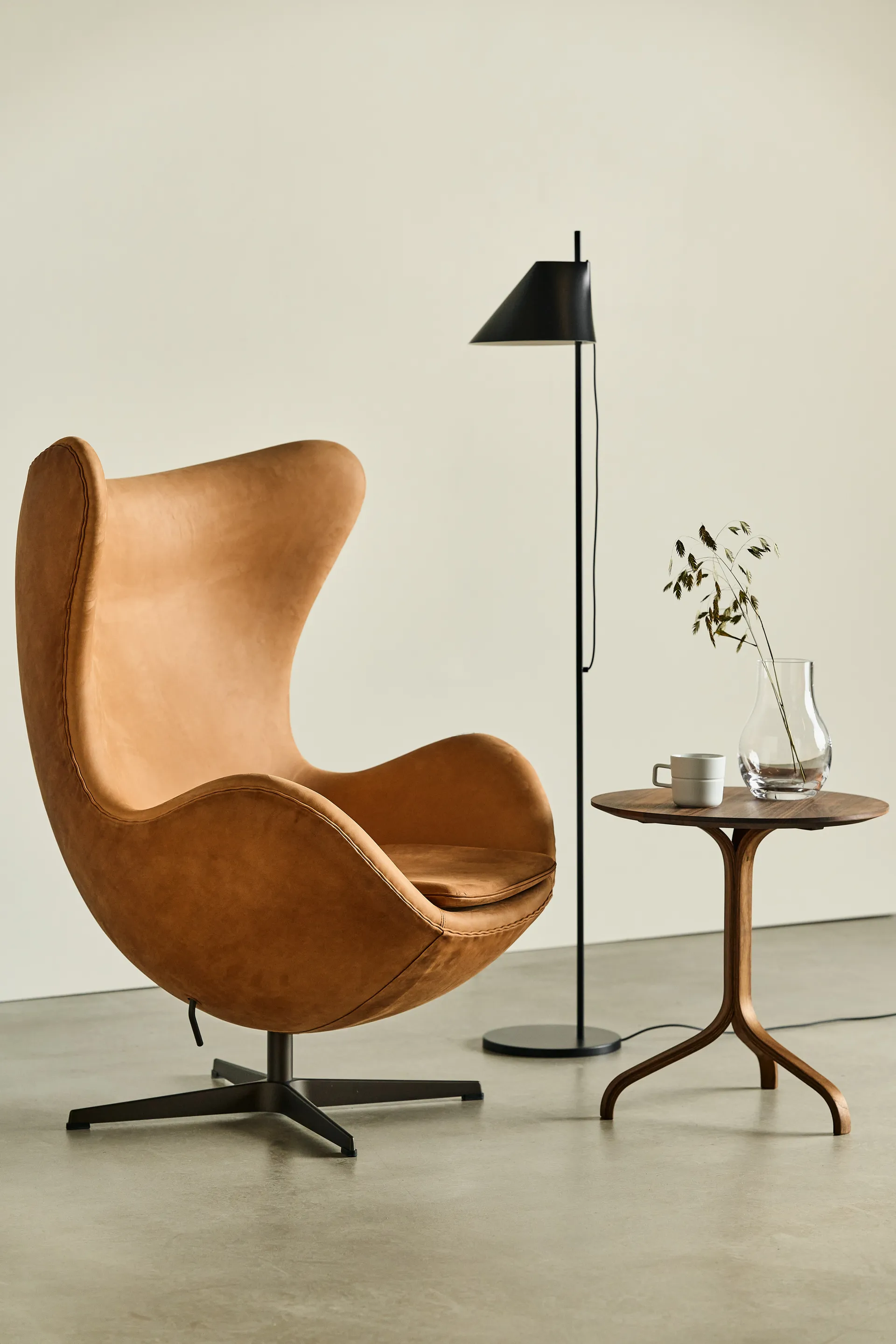Ägget 3316 Fåtölj Special Edition, Dunes Cognac-brown Fritz Hansen